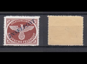 DT.FELDPOST WK II Rhodos - MiNr. 10 B d (1944) postfrisch/** - € 700