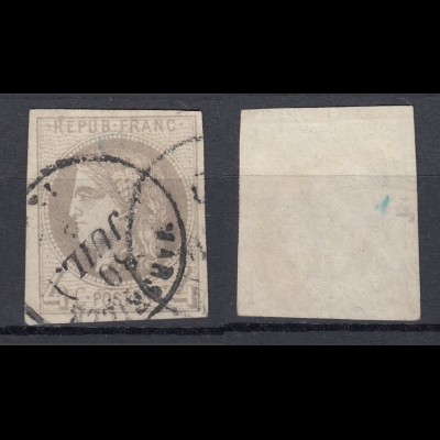 FRANKREICH 1870 Yvert 41 oblitéré - MiNr. 38 gestempelt/o (used) - € 250