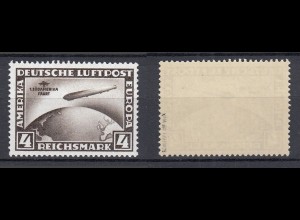 DEUTSCHES REICH MiNr. 439 X Südamerikafahrt (1930) postfr./** BPP gepr. - € 1800
