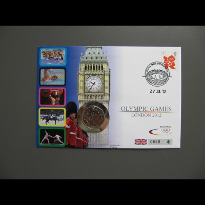 GREAT BRITAIN - Numisbrief Olympic Games 2012 London 