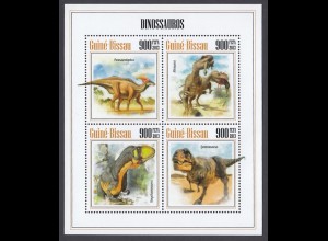 GUINEA-BISSAU Dinosaurier Dinosaurs (2013) postfrisch/** (MNH)