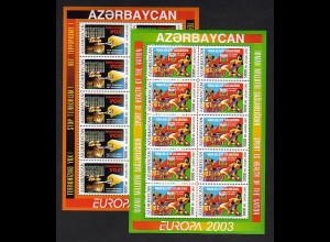EUROPA CEPT Aserbaidschan 2003 Kleinbögen/minisheets postfrisch/** (MNH)