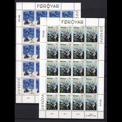 EUROPA CEPT Färöer 1997 Kleinbögen/minisheets postfrisch/** (MNH) 