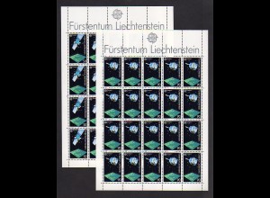 EUROPA CEPT Liechtenstein 1991 Weltraum Kleinbögen/minisheets postfr./** (MNH) 