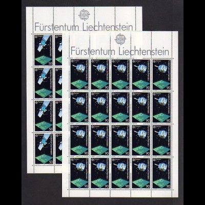 EUROPA CEPT Liechtenstein 1991 Weltraum Kleinbögen/minisheets postfr./** (MNH) 