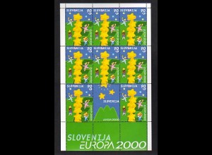 EUROPA CEPT Slowenien 2000 Kleinbogen/minisheet postfrisch/** (MNH) 