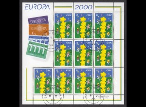 EUROPA CEPT Irland 2000 Kleinbogen/minisheet gestempelt/o (USED)
