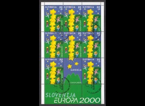 EUROPA CEPT Slowenien 2000 Kleinbogen/minisheet gestempelt/o (USED)