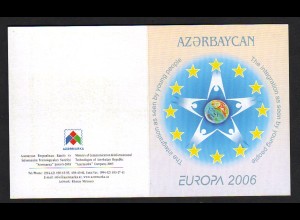 EUROPA CEPT Aserbaidschan 2006 Markenheftchen/booklet postfrisch/** (MNH)