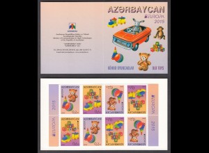 EUROPA CEPT Aserbaidschan 2015 Markenheftchen/booklet postfrisch/** (MNH) 