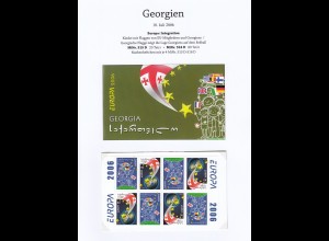 EUROPA CEPT Georgien 2006 Markenheftchen / booklet postfrisch/** (MNH)