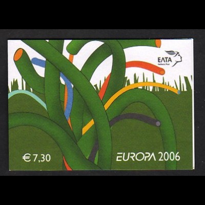 EUROPA CEPT Griechenland 2006 Markenheftchen/booklet postfrisch/** (MNH)