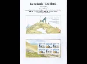 EUROPA CEPT Grönland 2007 Markenheftchen / booklet postfrisch/** (MNH)