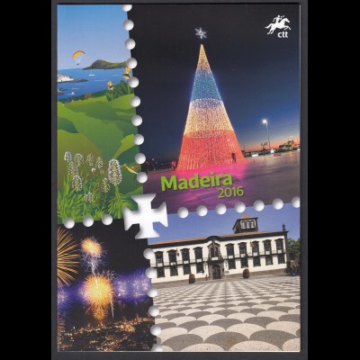 PORTUGAL-MADEIRA 2016 Jahrbuch postfrisch/** (MNH) mit EUROPA CEPT Block/Marke