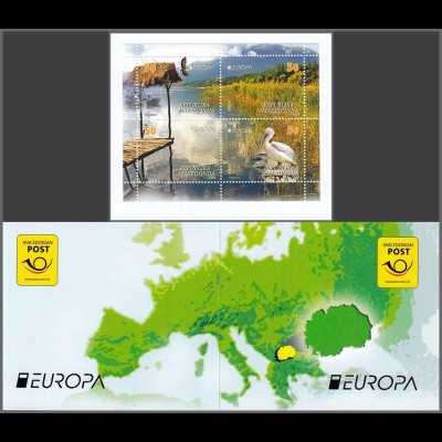 EUROPA CEPT Makedonien 2016 Markenheftchen/booklet postfrisch/** (MNH) 