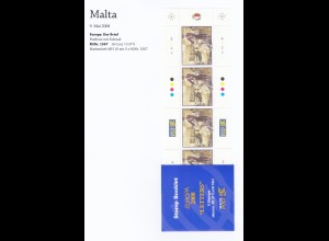EUROPA CEPT Malta 2009 Markenheftchen/booklet postfrisch/** (MNH)
