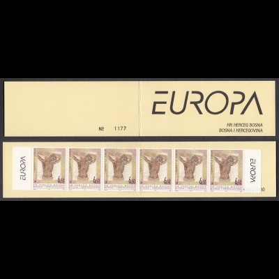 EUROPA CEPT Bosn Herz (Kroatische Post Mostar) 1995 MH/booklet postfr./** (MNH) 