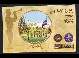 EUROPA CEPT Serbien 2007 Markenheftchen/booklet postfrisch/** (MNH)