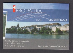 SCHWEIZ Markenheft Nr. 0-156 Pro Patria (2009) postfrisch/** 
