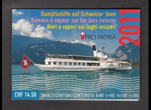 SCHWEIZ Markenheft Nr. 0-165 Pro Patria (2011) postfrisch/** 