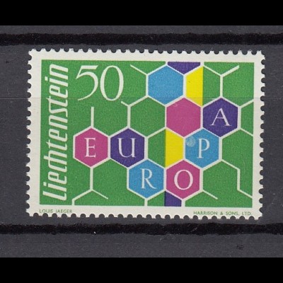EUROPA CEPT Liechtenstein 1960 postfrisch/** (MNH) 